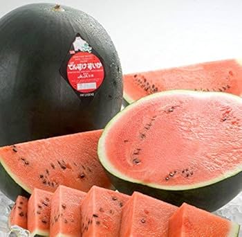 Amazon.co.jp: でんすけすいか 北海道産 【 秀品 】 1玉：6kg以上